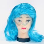 PELUCA LARGA AZUL X1