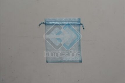 FUNDA ORGANZA CELESTE 7X9SET20X1