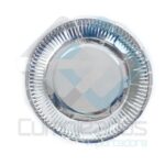 PAPEL PLATO PLATA METALICO SET10 X1