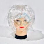 PELUCA CORTA BLANCA X1