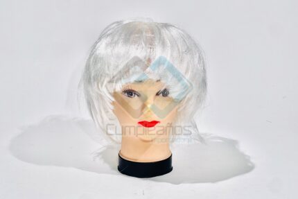 PELUCA CORTA BLANCA X1