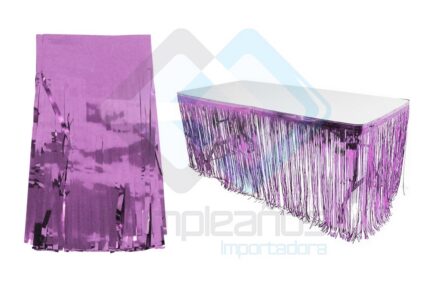 GUIRNALDA OROPEL LILA X1