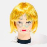 PELUCA CORTA RUBIA X1