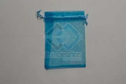 FUNDA ORGANZA TURQUESA 13X16 SET20X1