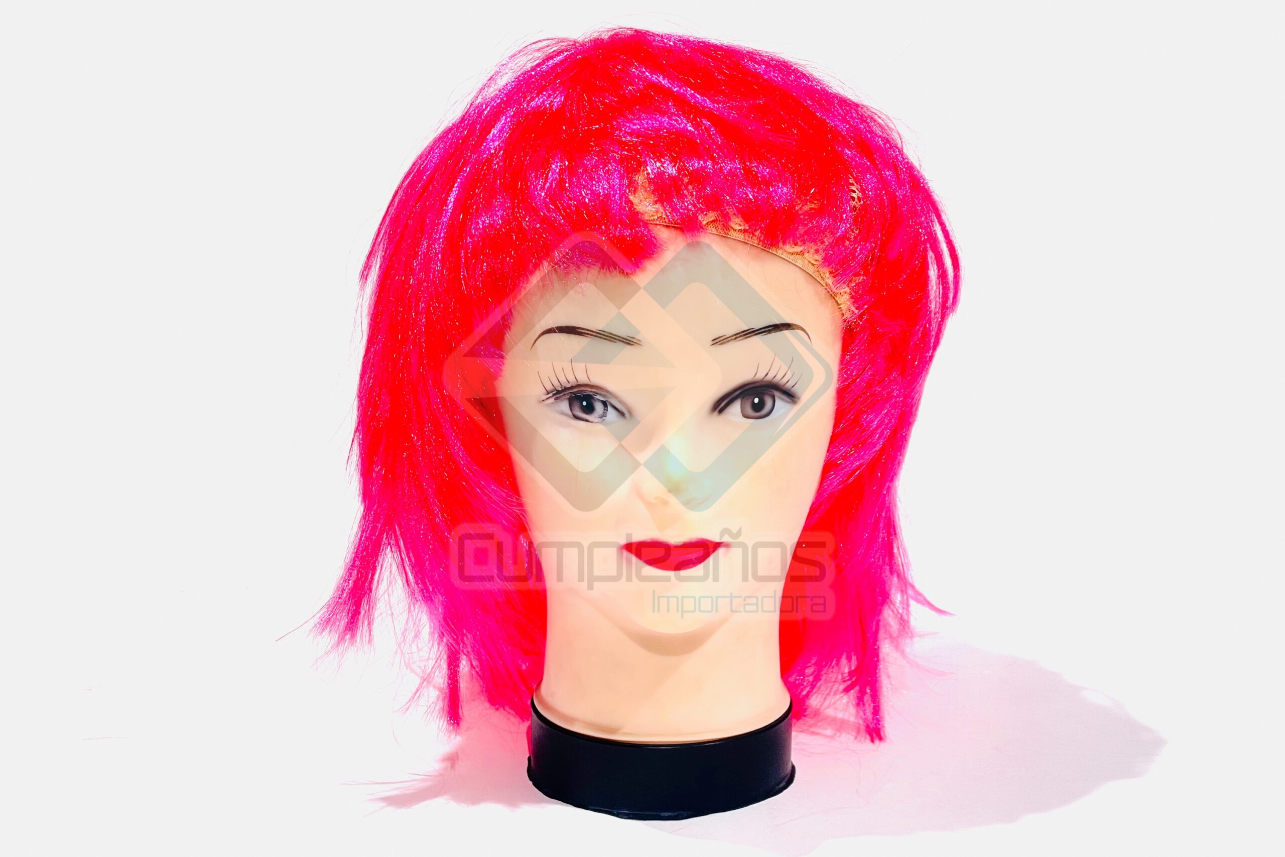 8684833515041 PELUCA CORTA FUXIA X1 - Imagen 1