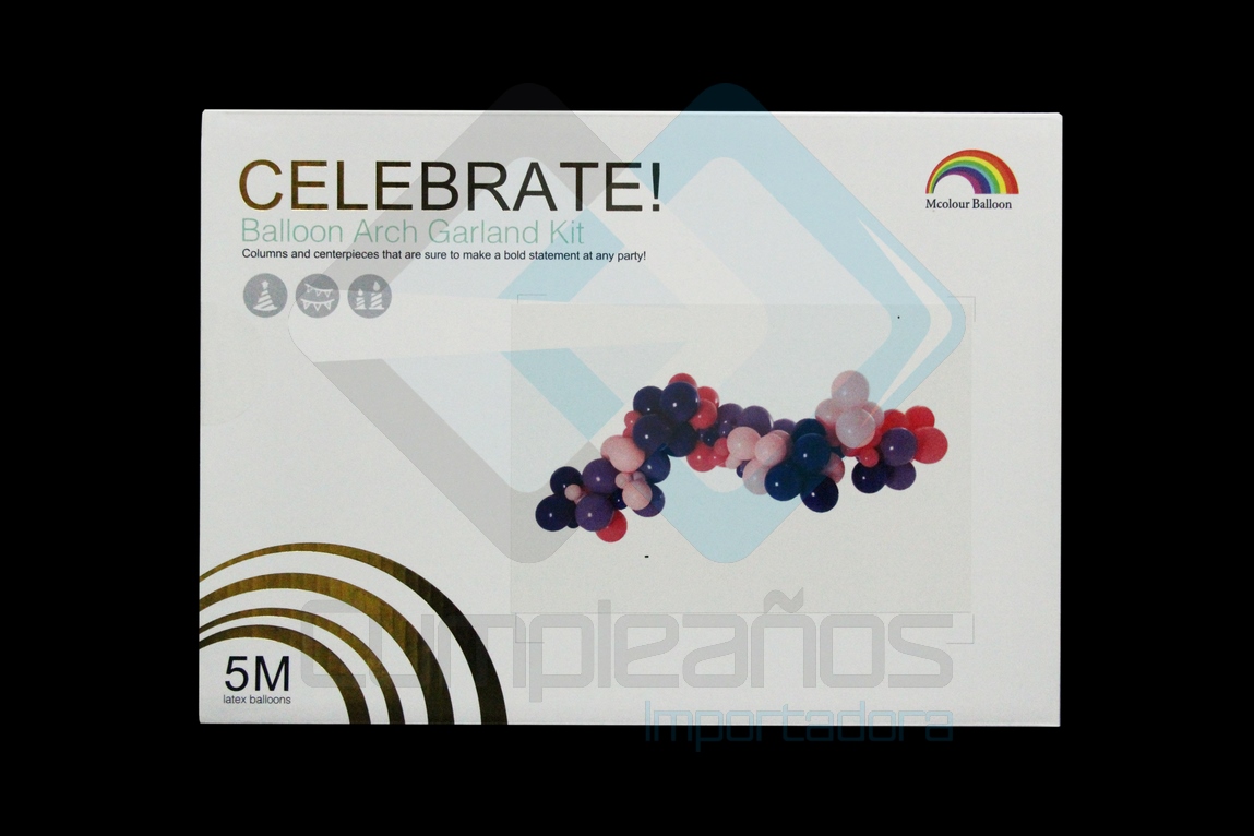 8684833526528 SET GLOBO ARCO MORADO SET100 X1 - Imagen 1