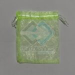 FUNDA ORGANZA KIWI 13X16 SET20X1