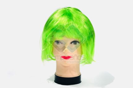 PELUCA CORTA VERDE LIMA X1