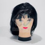 PELUCA LARGA NEGRA X1