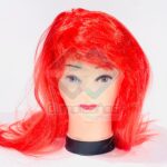 PELUCA LARGA ROJA X1