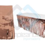 GUIRNALDA OROPEL ROSA ORO X1